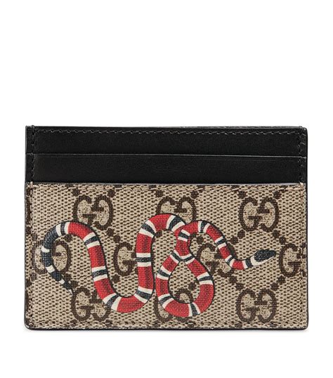 gucci kingsnake card case.